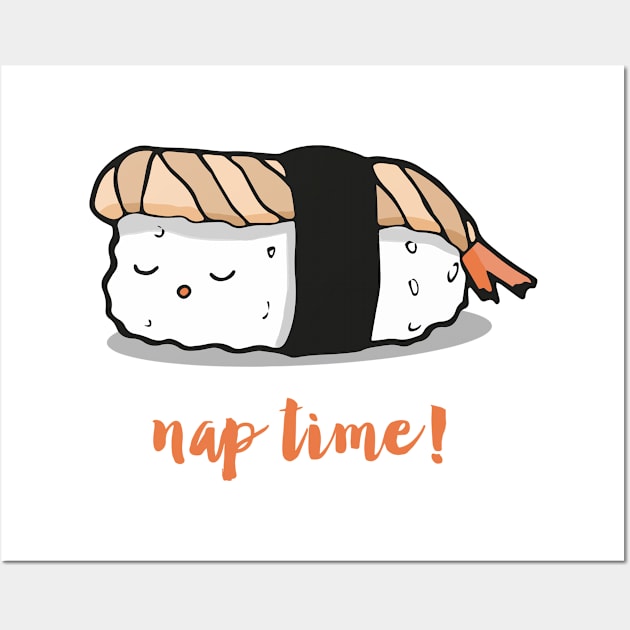 Nap time sushi Wall Art by Origami Studio